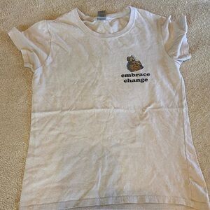 Soft tshirt embrace change